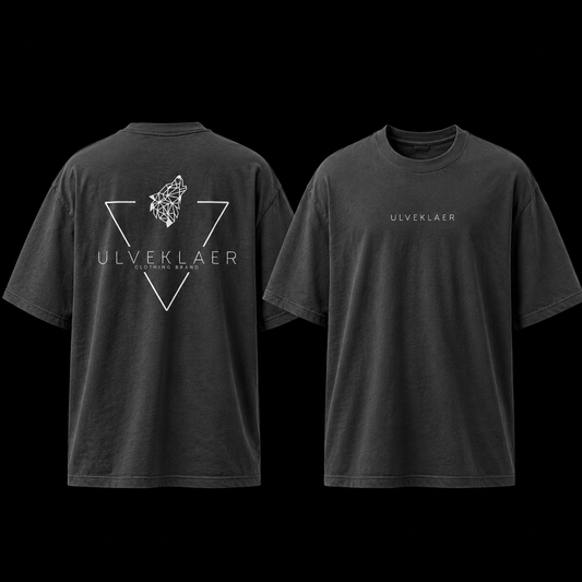 Black Oversized T-Shirt – 100% Cotton, by Ulveklaer