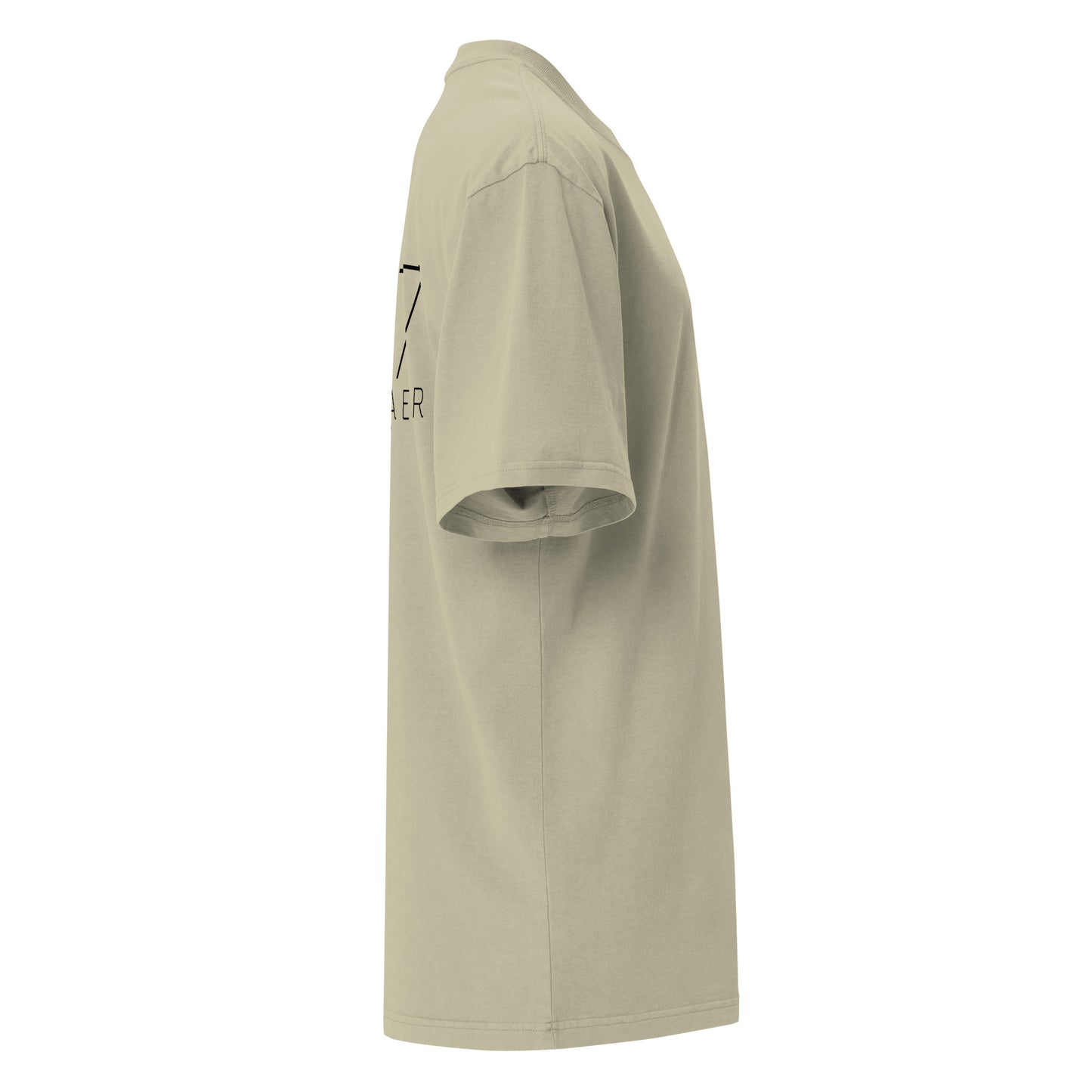 Faded Khaki, Eucalyptus, and Bone Oversized T-Shirt – 100% Cotton, by Ulveklaer