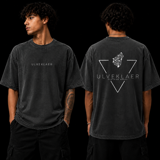 Black Oversized T-Shirt – 100% Cotton, by Ulveklaer