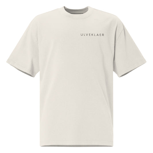 Faded Khaki, Eucalyptus, and Bone Oversized T-Shirt – 100% Cotton, by Ulveklaer