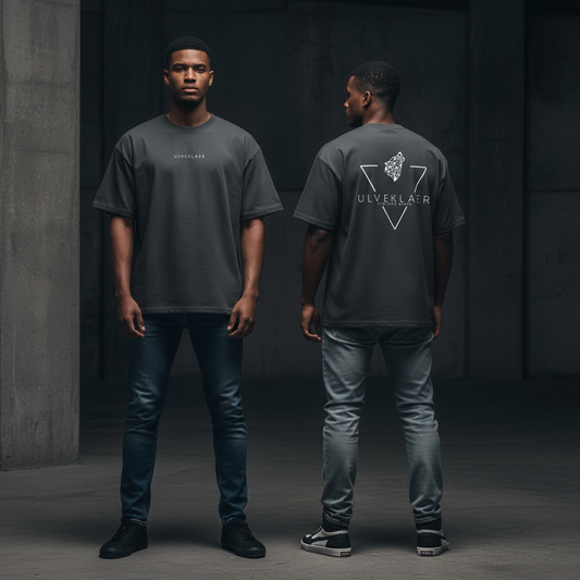 Black Oversized T-Shirt – 100% Cotton, by Ulveklaer