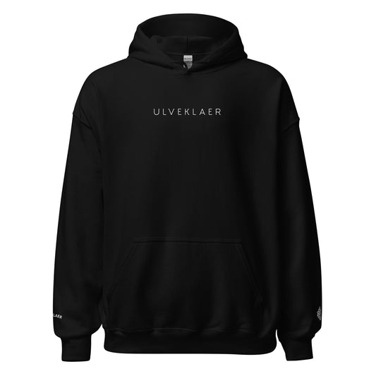 Black, Dark Chocolate, Dark Heather Hoodie | 50% Cotton by Ulveklaer