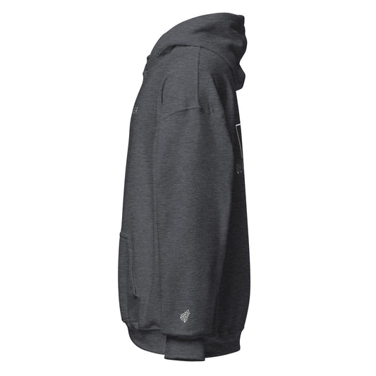 Black, Dark Chocolate, Dark Heather Hoodie | 50% Cotton by Ulveklaer